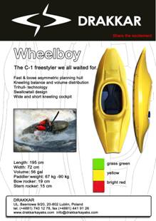 Kayak Wheelboy C1 Drakkar