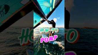 SUP Tonic: Wingfoil Pump – Pumping – Start riding in Low Wind – How To – Tutorial