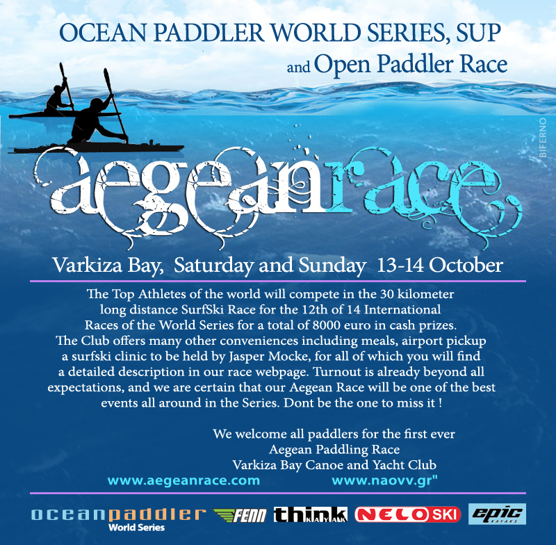 Ocean Paddler Aegean SurfSki Race