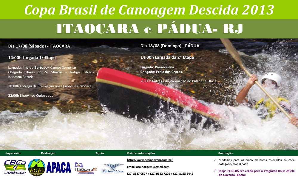  Copa brasil de Canoagem Descida 