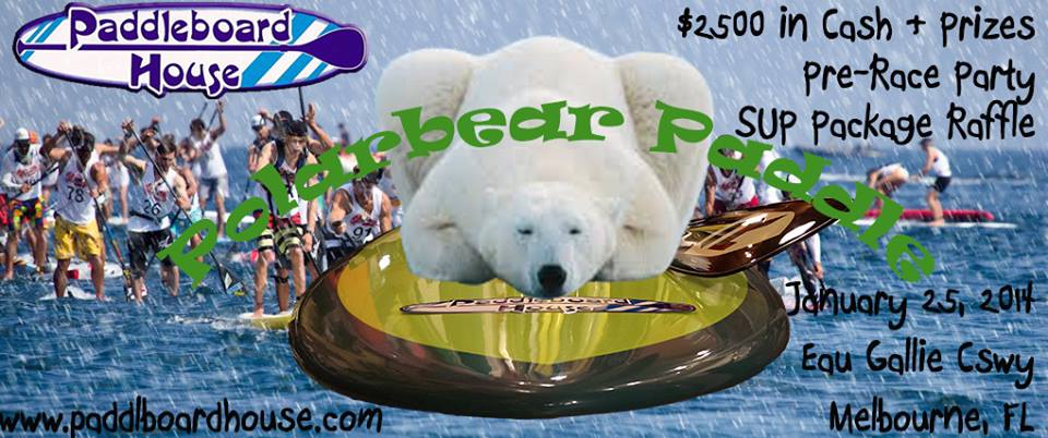 Polar Bear Paddleboard Race