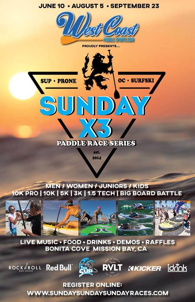 Sunday X3 Paddle Race Series #1