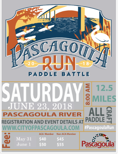 Pascagoula Run Paddle Battle