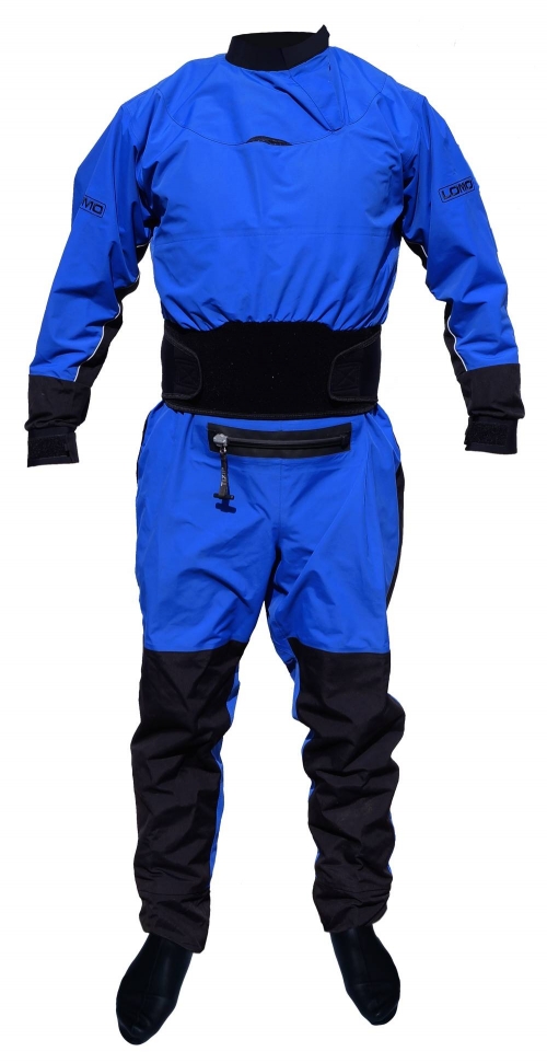 Lomo Renegade II Drysuit - Kayaking Drysuit - Blue - _new-1with-socks2-1367586077