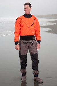 Hydrus 3L Meridian Dry Suit with Relief Zipper &amp; Socks - Men - _hmer-hydrus-meridian-tangerine-2-1363678051