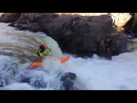 Waterfall on a SUP