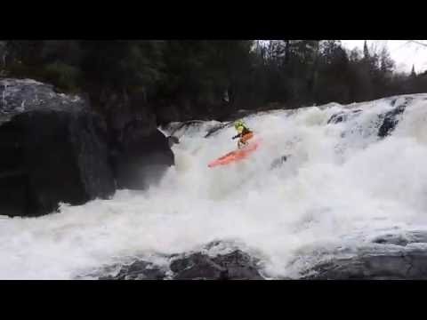 SUP over a waterfall